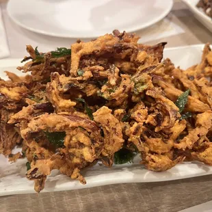 Onion Pakora. Pretty bland.