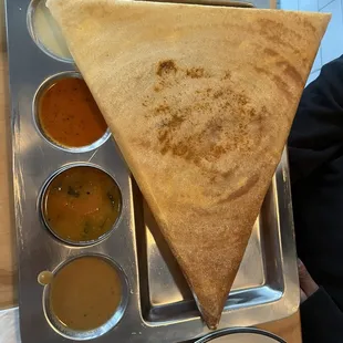 Chicken Curry Dosa