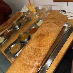 Onion masala dosa and Chili Cheese Masala Dosa