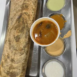 Basil Palak Masala Dosa