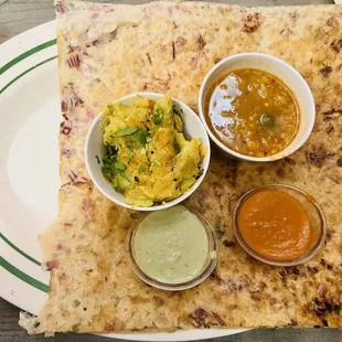 Onion Rava Masala Dosai