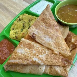 Anchra Kara masala dosa