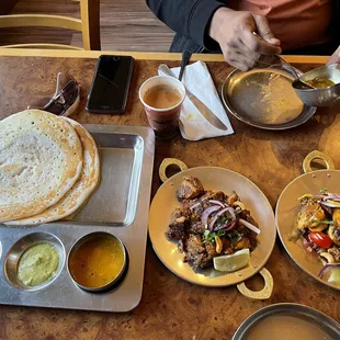 285. Kal Dosa, 222. Chicken Chukka, 223. Era Thokku Mali