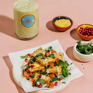 Samosa Nachos