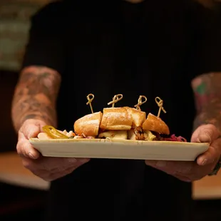 CHIPOTLE CHICKEN SANDWICH crispy onion straws, pepper jack, dos hermanos bolillo rol