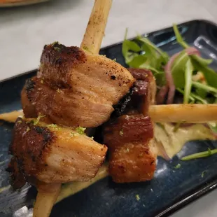 Pork Belly Skewers