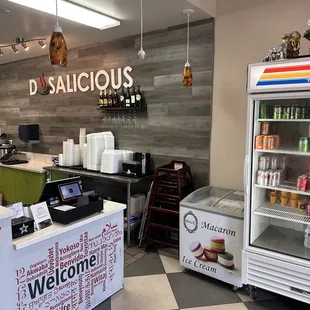 the inside of a restaurant