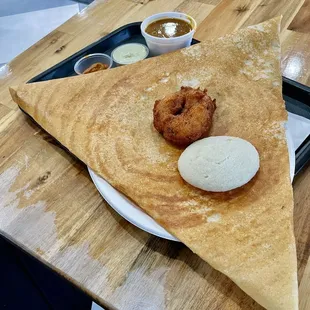 Tiffin Platter with Masala Dosa