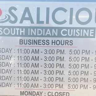 New Timings