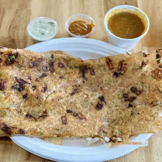 Onion Chilli Masala Dosa