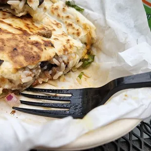 Make your own Beef Quesadilla.