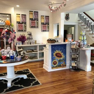 a living room and kitchen