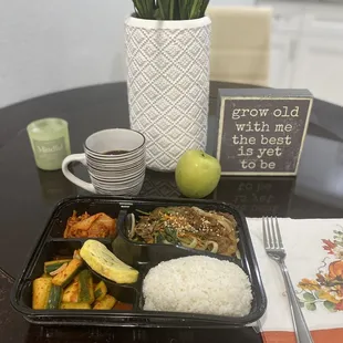 Japche dosirak is really yummy