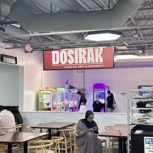 Sign inside