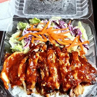 Chicken teriyaki plate