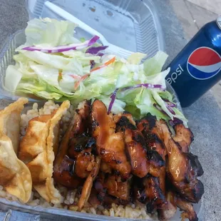 Delicious, hot, and quick. Couldn't finish it all.