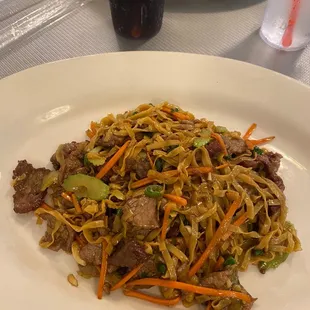 Beef Pan Fried Noodles