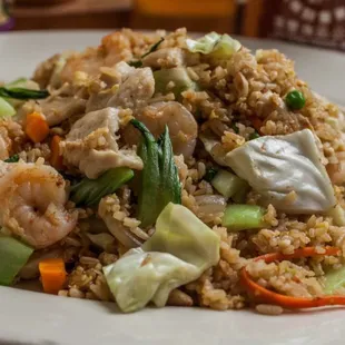 combination fried rice