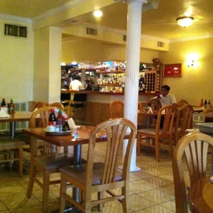 View of bar