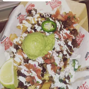 Carne asada fries