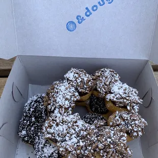 Crispy Cereal Chocolate Mochi and Donut Oreo Chocolate Mochi Donut