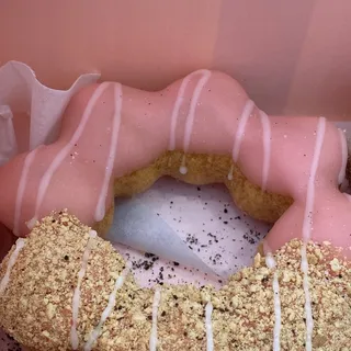 Strawberry Pocky Mochi Donut