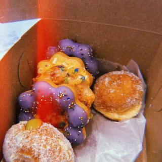 Ube Filled Mochi Donut
