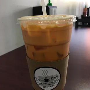 Thai milk tea