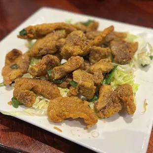 Fried pork