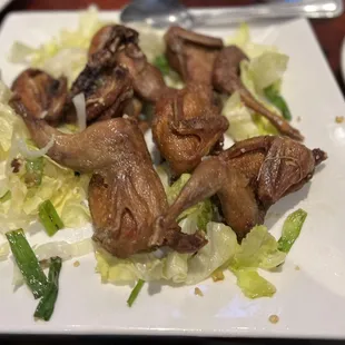 Deep fried Quails with saltand pepper