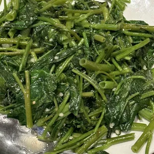 Stir fry water spinach