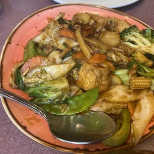 Chonese mix vegetables &amp; tofu