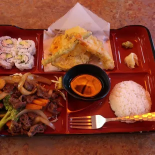 Bulgogi lunch bento bento box, $14.95.