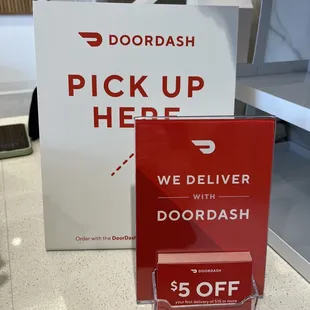 They deliver with DoorDash!