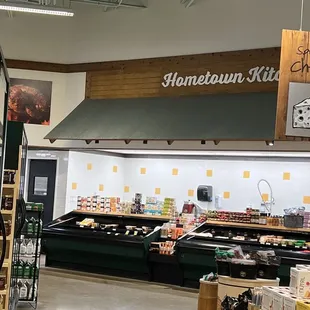 the interior of a grocery store