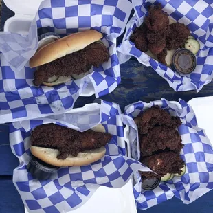 Sandwiches and tenders