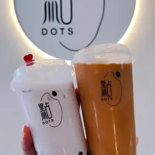 Taro Sago &amp; Hong Kong Milk Tea