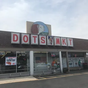 the front of the store