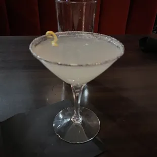 Lemon drop martini