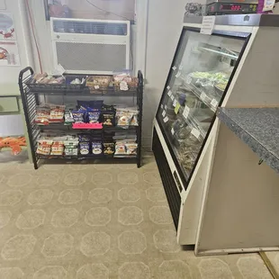 a refrigerator and freezer