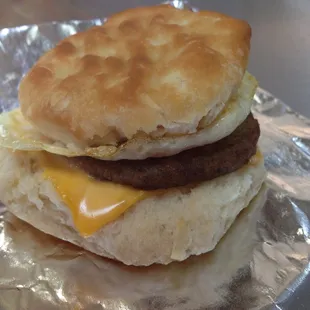 Breakfast with REAL eggs made fresh daily