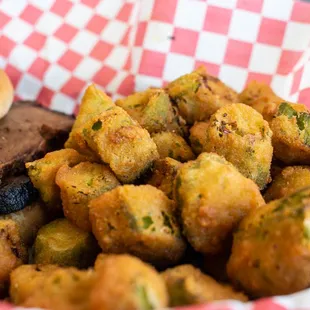 Fried okra