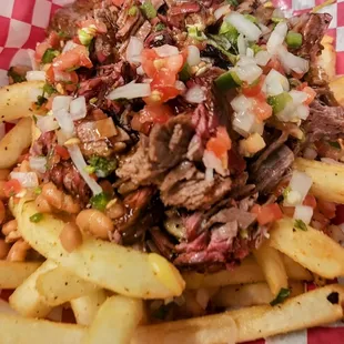 Brisket loaded fries