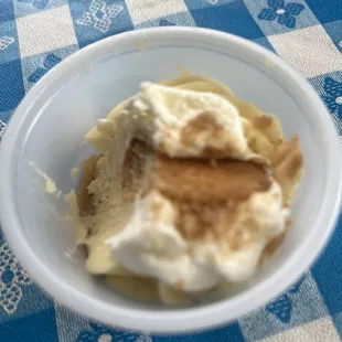 a bowl of food on a table
