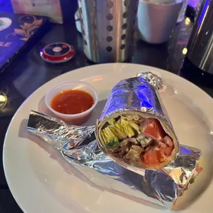 Beef and cheese sandwich