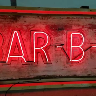 neon sign