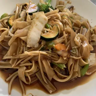 It was soggy. The noodles smelled foul and the sauce was unbearably sweet. Hardly any veggies.
