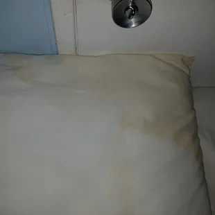 Urine on pillows