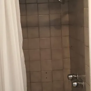 Standing shower stall.