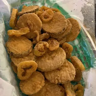 Fried Pickles &amp; Banana Peppers